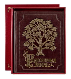 Родословная книга "Золоченое древо" в картонной коробке арт. РК-74 - RK 74.jpg