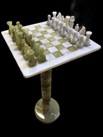 Шахматный стол из оникса - Шахматный стол из оникса