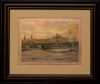 Вид на Москву-реку и Кремль. (Средняя)   