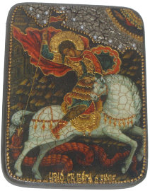 Подарочная икона "Чудо святого Георгия о змие" на мореном дубе - RTI-250m_enl.jpg