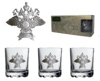 Подарочный набор стаканов для виски «ПОЛИЦИЯ»