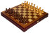 Игровой набор - шахматы "Неваляшки", шашки, карты, домино - 42х42 см (высота короля 3,00") - 3295.jpg