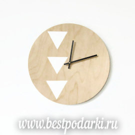 Деревянные настенные часы "Треугольники" - il_570xN.910486688_8vld.jpg