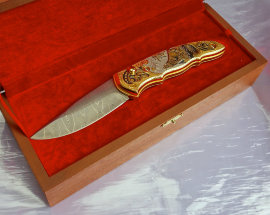 Нож складной дамасский "Волк и полнолуние" - b5e80592b4a58418fed3786899cd8954.jpg