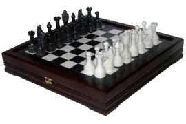 Шахматы каменные стандартные (высота короля 3,50") - 177b.jpg