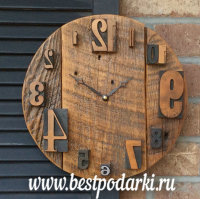 Деревянные настенные часы "Старинные"