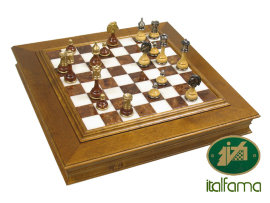 Шахматы "Persiano grande" (коричневая доска) - 410AW 150BW-b.jpg