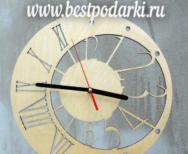 Деревянные настенные часы - il_570xN.1063608177_se9j.jpg