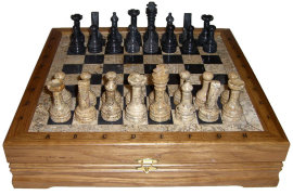 Шахматы каменные малые (высота короля 3,10") - CIMG5798_enl.JPG