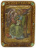 Живописная икона "Святой апостол и евангелист Лука" на кипарисе - RTI860_enl.jpg