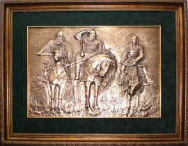 Картина "Три богатыря" - relief7.jpg