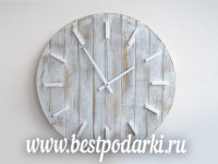 Деревянные настенные часы "Handmade"