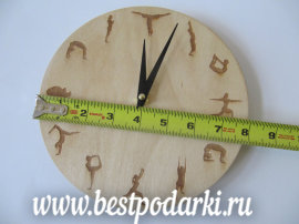 Деревянные настенные часы "Йога" - il_570xN.598758510_maok.jpg