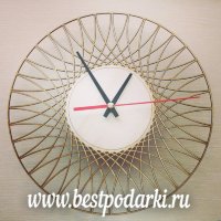 Деревянные настенные часы "Геометрические"
