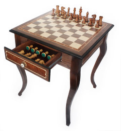  Шахматный стол (американский орех) - AX_7125.jpg