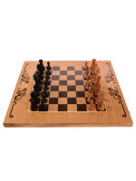 Шахматы, нарды, шашки 3в1, 45мм с фигурами