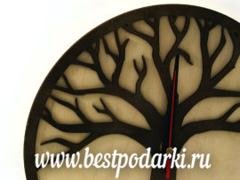 Деревянные настенные часы "Черное дерево" - il_570xN.1147075397_on9y.jpg