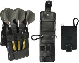 Кожаный чехол для дротиков Target Leather Wallet (черный) - 5zsp2.jpg