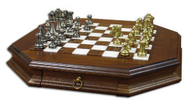 Шахматы "Persiano grande" (доска восьмиугольная коричневая) 35 см - 221GN 174MW(b)bq.jpg