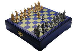 Мини-шахматы "Ледовое побоище" (чернение) - RTS-84_1.jpg