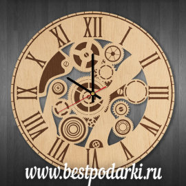 Деревянные настенные часы - il_570xN.1084998040_3o0rh8.jpg