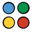  Набор цветных фильтров №1 ( #12, #23A, #58, #80A) - color-filters-meade-1.jpg
