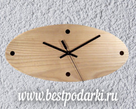 Деревянные настенные часы "Овал" - il_570xN.1136606576_18fv.jpg