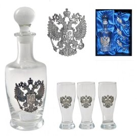 Подарочный набор для водки «ДЕРЖАВНЫЙ» - derzava-vodka-3.jpg