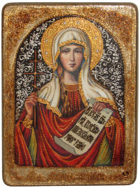 Подарочная икона "Святая мученица Татиана" на мореном дубе - RTI-647m_enl.jpg