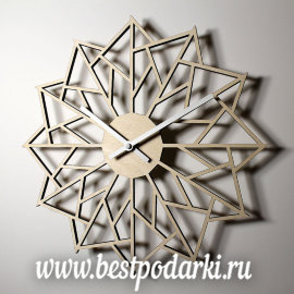 Деревянные настенные часы "Геометрические" - il_570xN.587913488_6in4.jpg