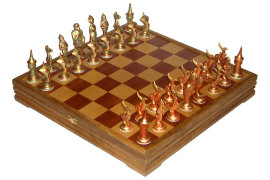 Шахматы фаянсовые "САДКО" тонированные - RTF-5901_1.jpg