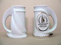 Кружка белая с логотипом "Живое пиво" 