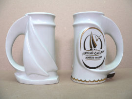 Кружка белая с логотипом "Живое пиво"  - 17-41nh.jpg