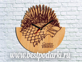 Деревянные настенные часы "Game of Thrones" - il_570xN.1151941369_9gks.jpg