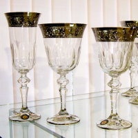GASPARRI DESIGN Набор серебристых бокалов для шампанского  (1)