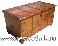Оригинальный деревянный сундук "Прованс"