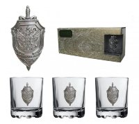 Подарочный набор стаканов для виски «ФСБ»