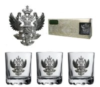 Подарочный набор стаканов для виски «РЖД»