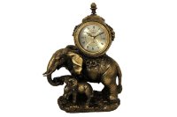 Часы настольные Слоны