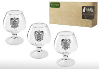 Подарочный набор бокалов для коньяка(бренди) «Русь»