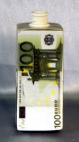 Штоф Банкноты-ЕВРО вертикальный 