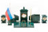 Настольный набор с гербом и флагом России  - sdf3468.jpg