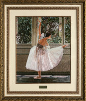 балерина у окна в весенний сад 