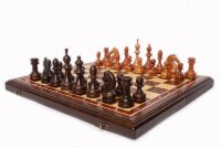 Шахматы Завоеватель на складной доске премиум