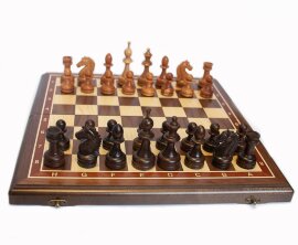 Шахматы Завоеватель на складной доске премиум - Шахматы Завоеватель на складной доске премиум