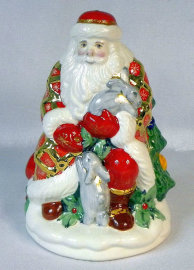 Скульптура Дед Мороз, надглазурная роспись   - 13-0052.jpg
