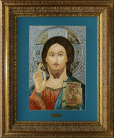 картина по иконе " Иисус Христос"