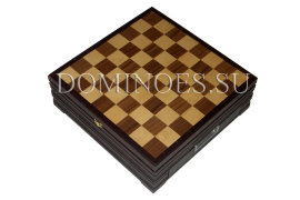 Большой игровой набор из венге: шахматы, шашки, нарды, домино, карты, кости, покерные фишки - RTV-71_5_enl.jpg