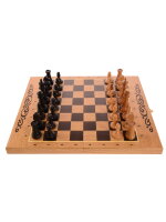 Шахматы, нарды, шашки 3в1, 40мм с фигурами