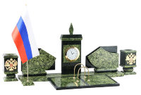 Настольный набор с флагом России 